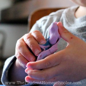 What does it look like to explore play dough for THE FIRST TIME?! Beautiful photos documenting a toddler's first experience.