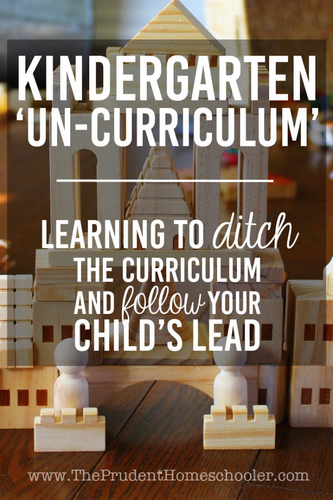 Kindergarten 'Un-Curriculum' - Learning to follow the interests of our children to help them grow in their learning naturally and organically.