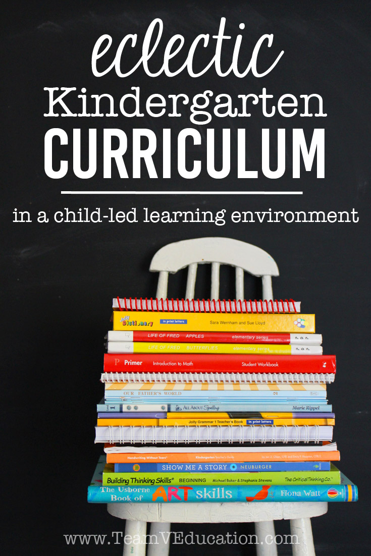 Eclectic homeschool kindergarten curriculum for child-led learners. It is possible to find a balance between the two.