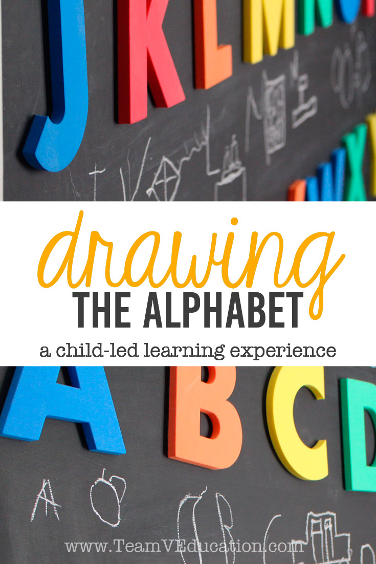Do you have a creative learner? This fun and open-ended literacy activity provides your child with the freedom to demonstrate their understanding of the alphabet in a creative way. Drawing the alphabet - try it out!