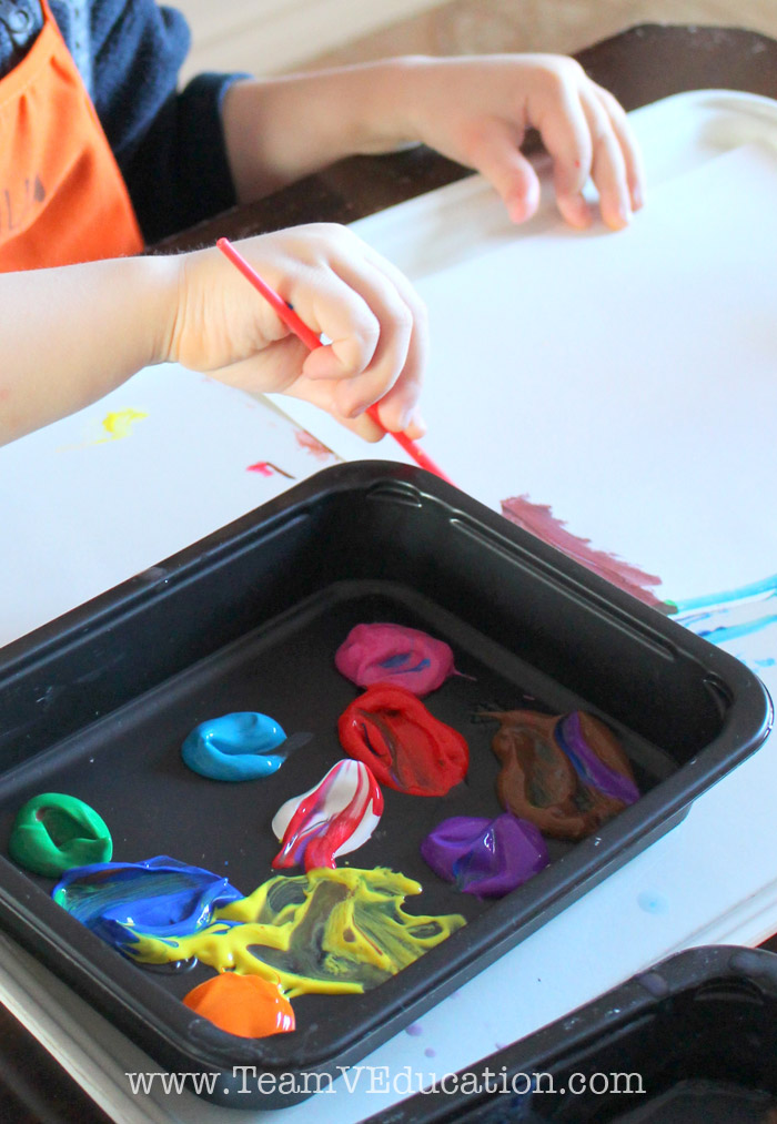 Five key elements that transform painting with preschoolers and kindergarteners from disaster to creative victory! By implementing these ideas, painting with little ones will be a breeze!