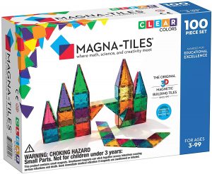 Magna-Tiles are a high quality magnetic building toy for children of all ages. Combining creativity with math, science, problem solving, and more, these blocks are a favourite in the "Team V" household!