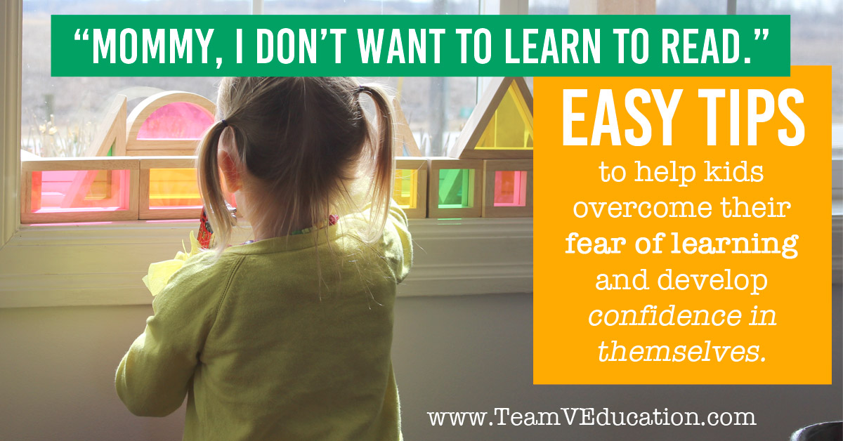 Easy tips to help kids overcome a fear of learning, and develop confidence in themselves.