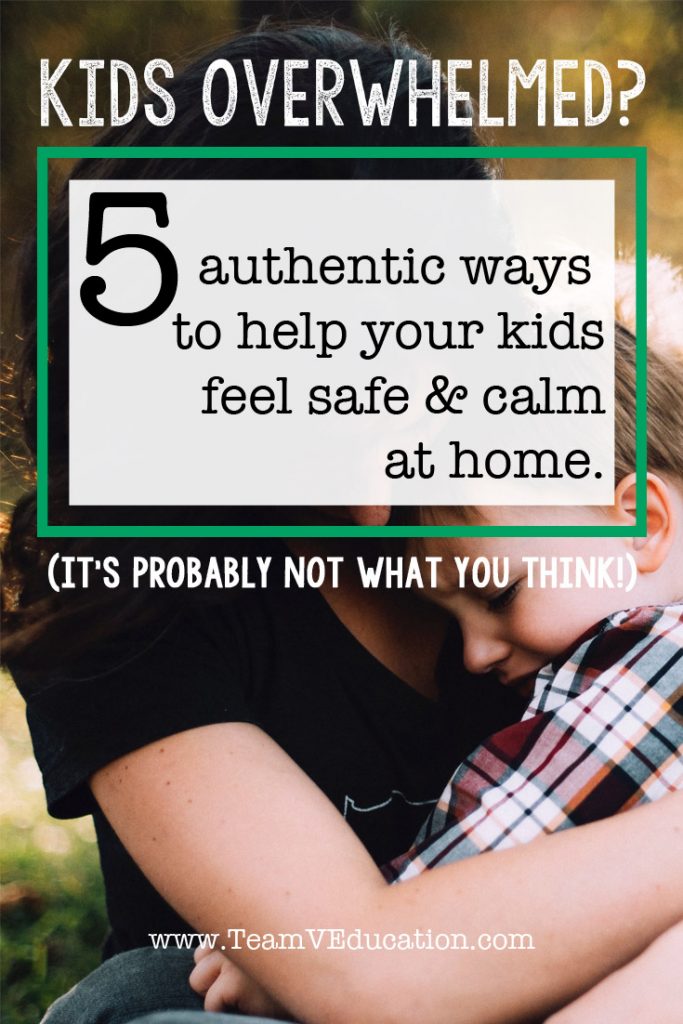 Our children need home to be a retreat from the world around them. Discover how to help your kids feel safe and calm at home.